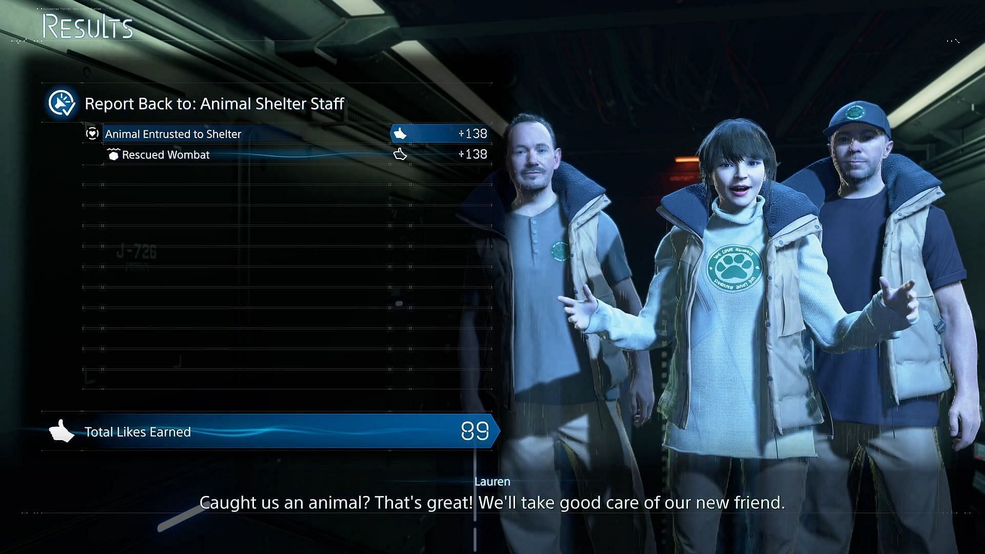 Animal shelter and its staff in Death Stranding 2 (Image via Sportskeeda Gaming || Sony Interactive Entertainment)